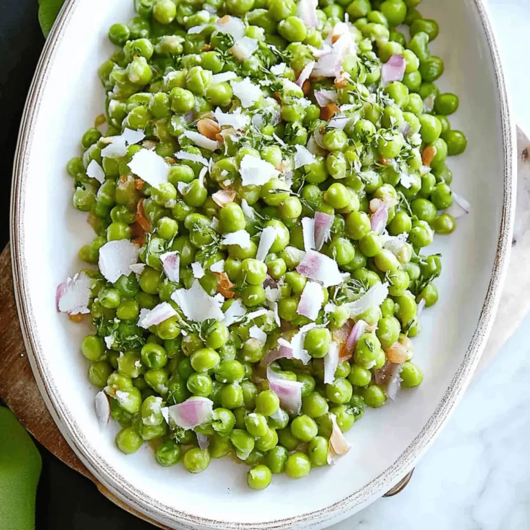Thanksgiving Peas Side Dish