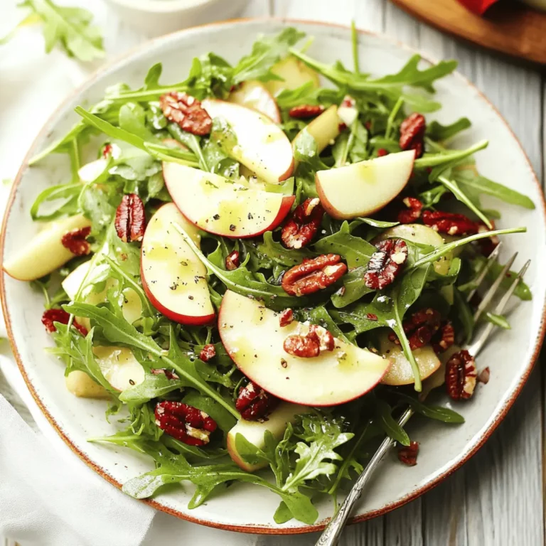 Simple Apple Arugula Salad