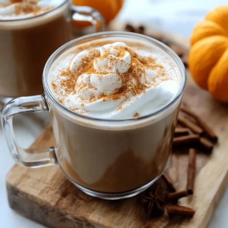 Healthy Homemade Pumpkin Spice Latte