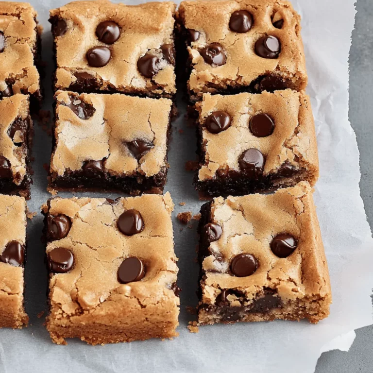 Chocolate Chip Cookie Bars