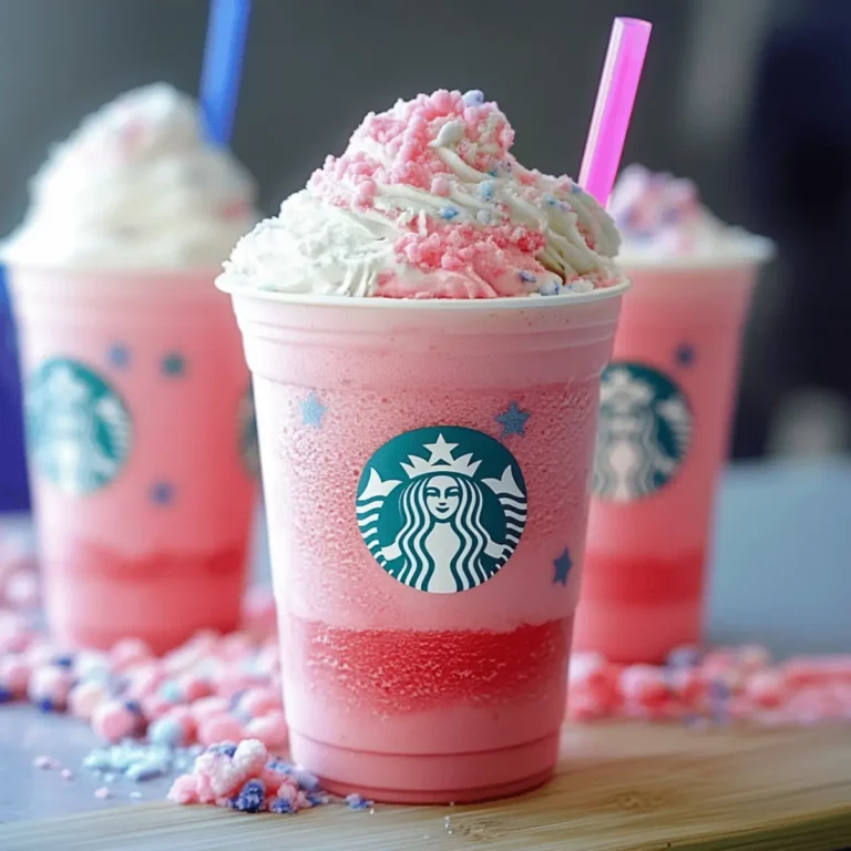 Cotton Candy Starbucks Frappe