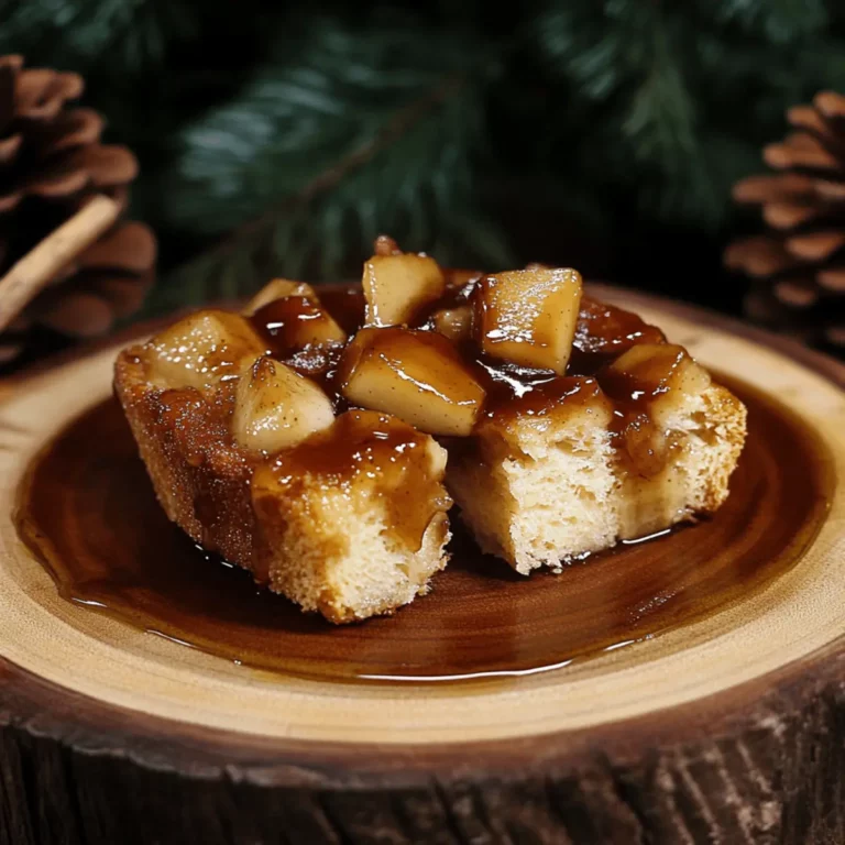 Cardamom Pear Bread Pudding