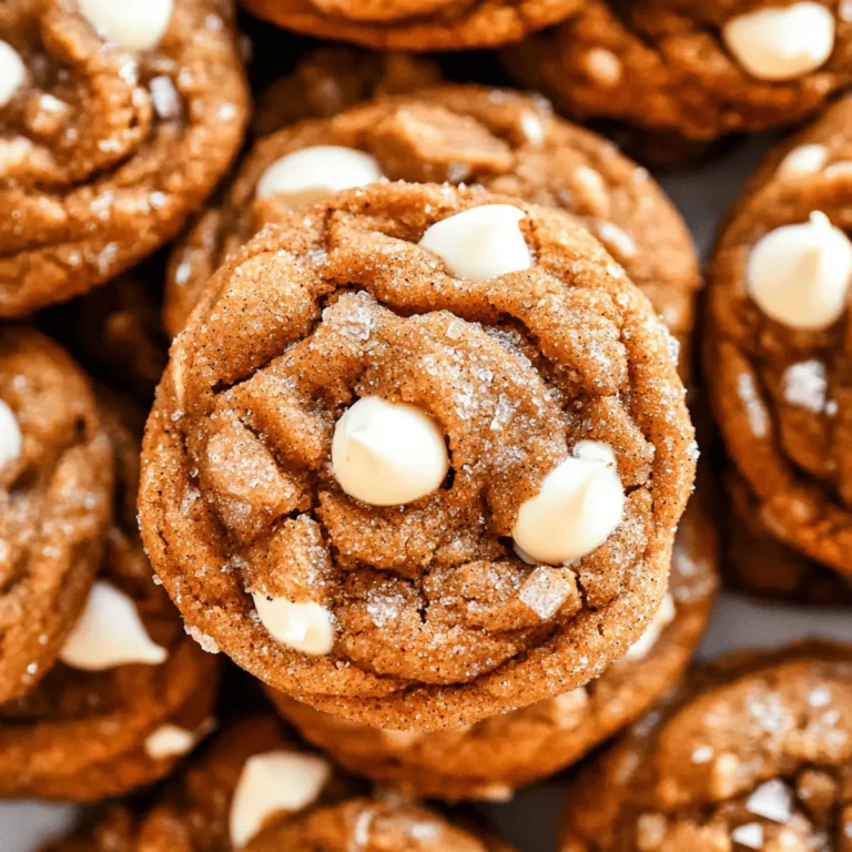White Chocolate Pumpkin Snickerdoodles