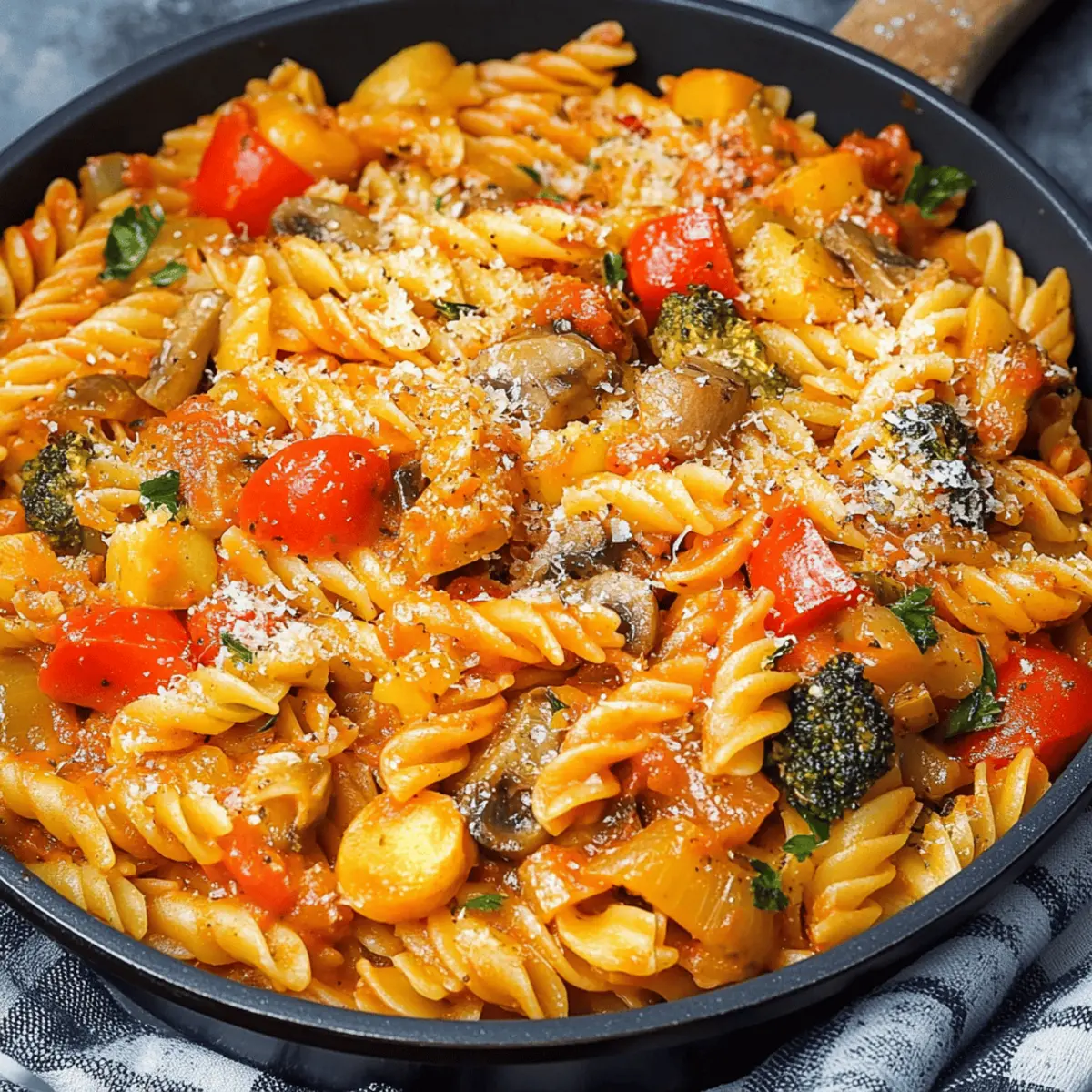 Quick One-Pot Vegetable Pasta