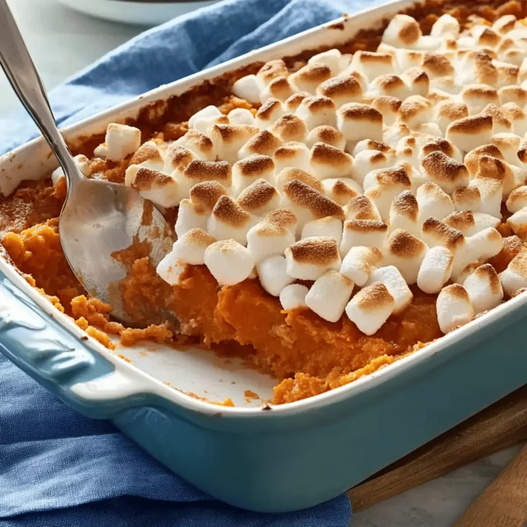 Sweet Potato Casserole with Marshmallows