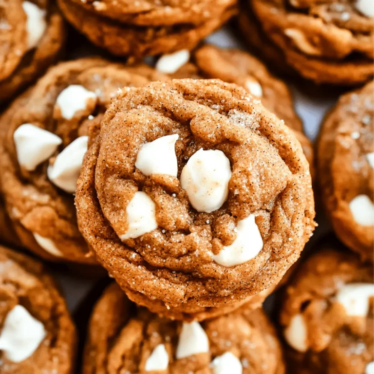 White Chocolate Pumpkin Snickerdoodles