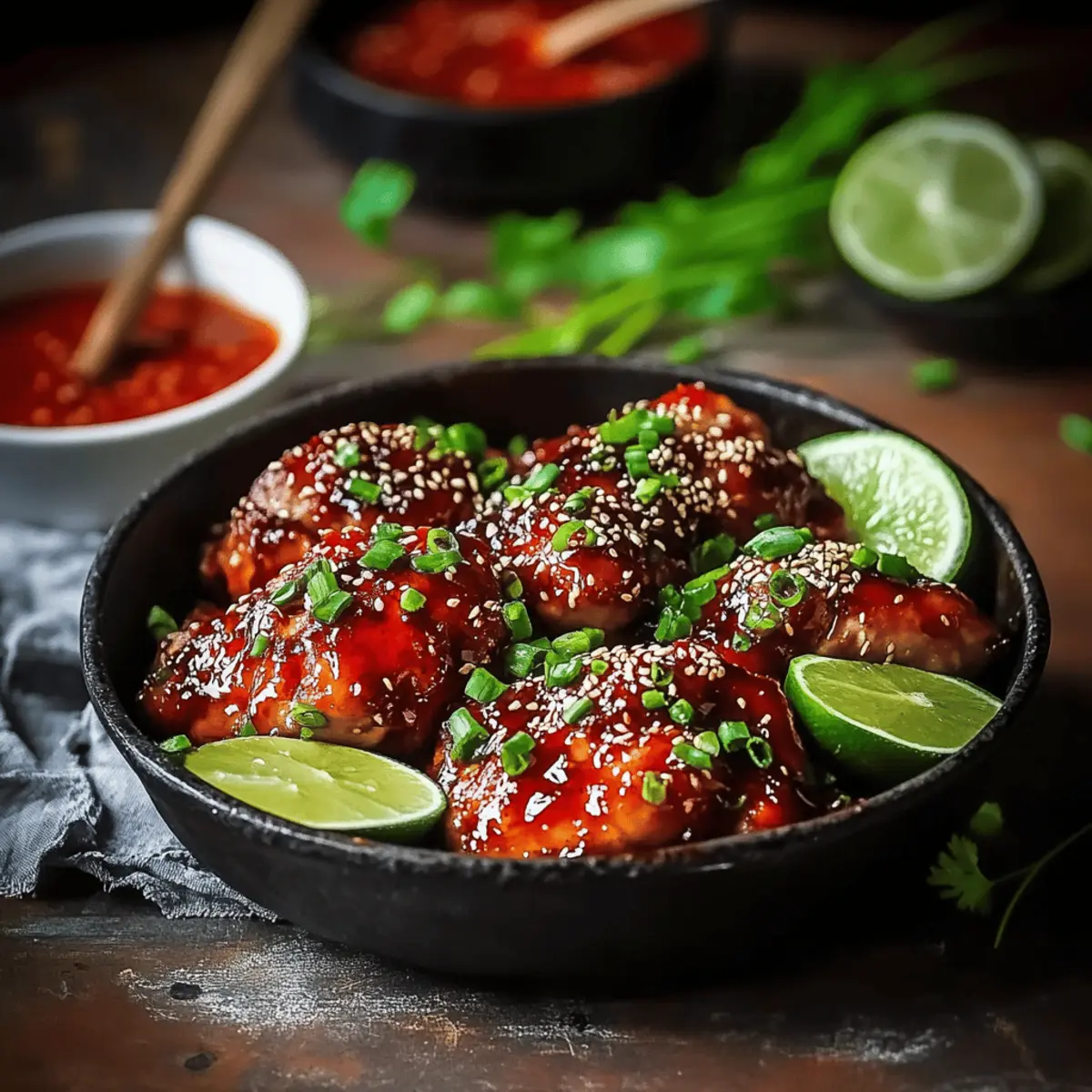 Sticky Honey Gochujang Chicken