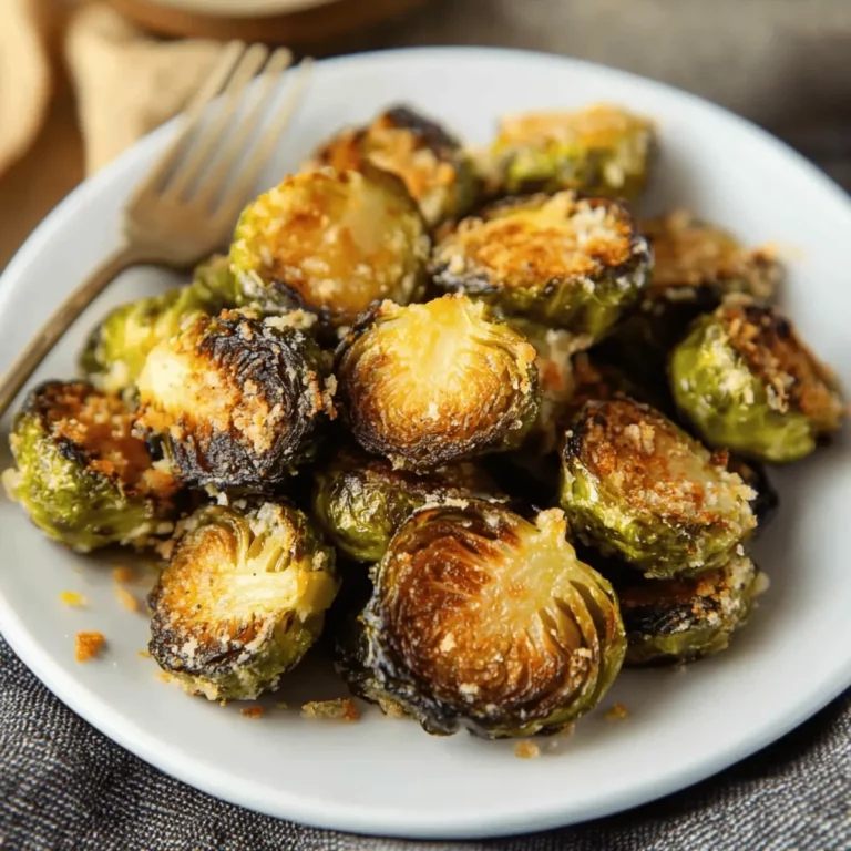 Oven Roasted Smashed Brussels Sprouts