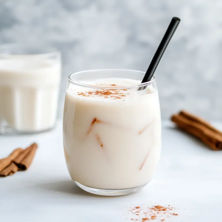Quick and Easy Horchata