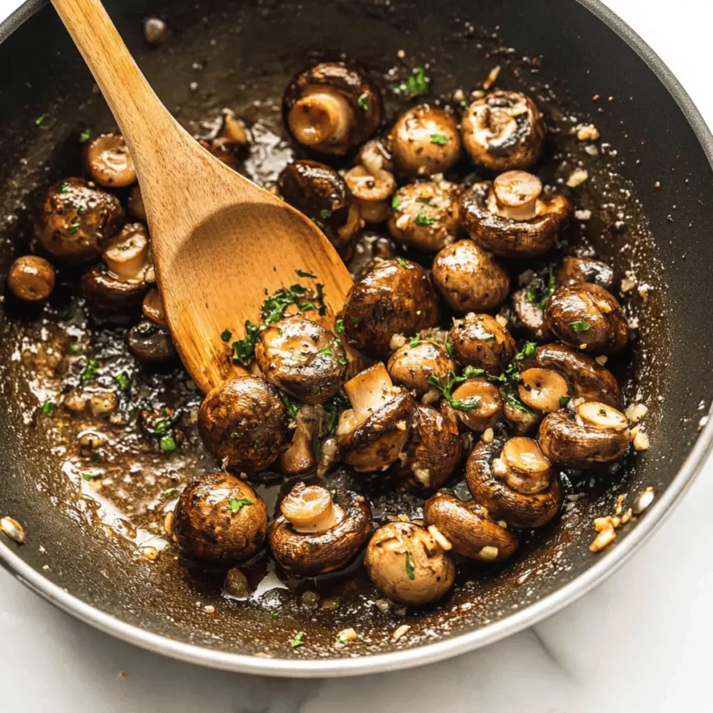 Sizzling Garlic Butter Mushrooms