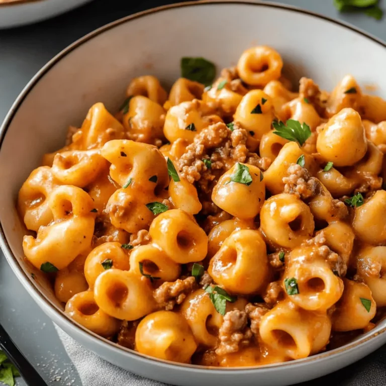 Healthier Homemade One Pot Hamburger Helper