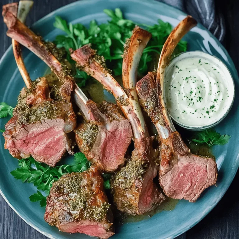 Herb-Crusted Rack of Lamb