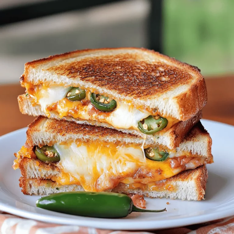 Jalapeno Popper Grilled Cheese Sandwich