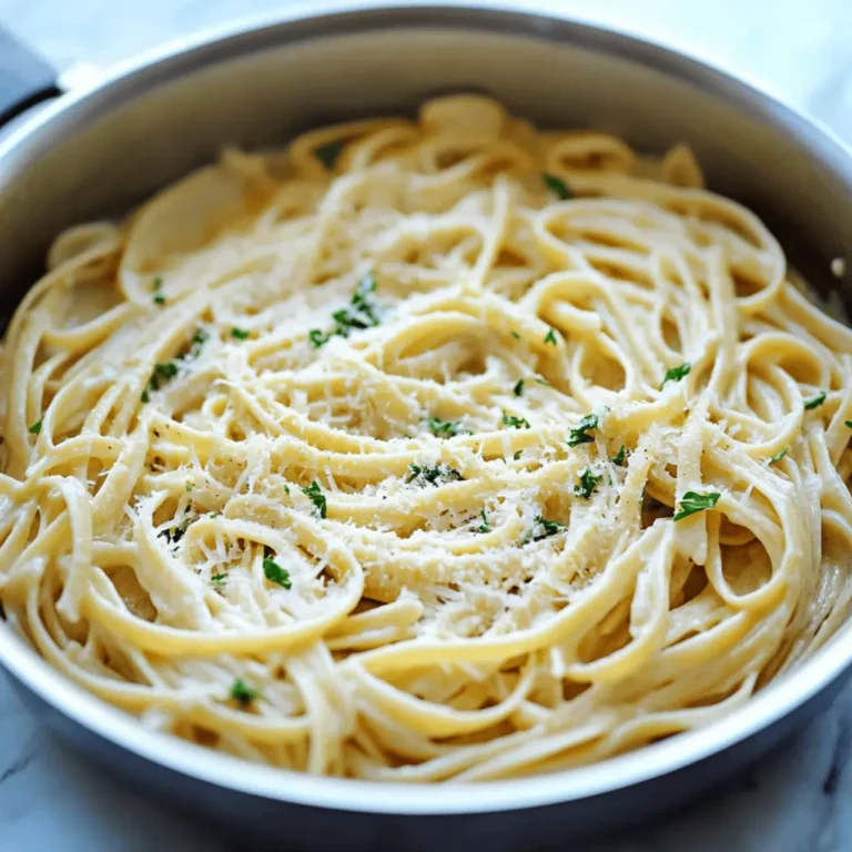 One Pot Garlic Parmesan Pasta