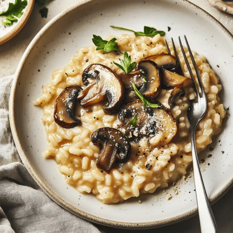 Creamy Mushroom Risotto