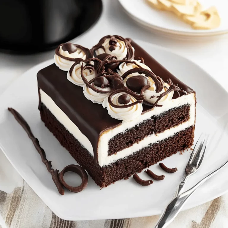 Tuxedo Bar Cake (Copycat Recipe) - Sprinkle Bakes