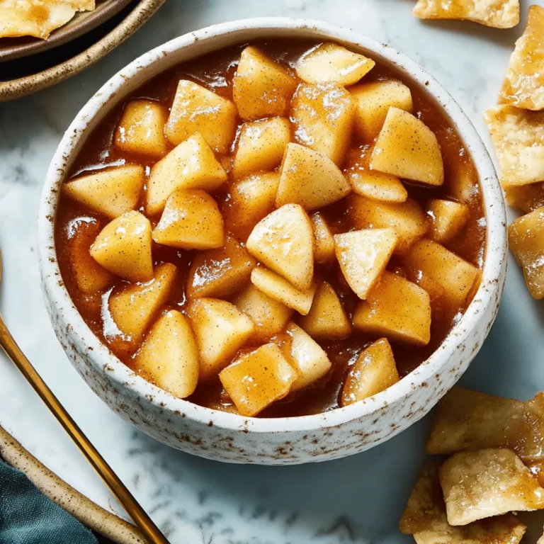 Apple Pie Dip with Cinnamon Sugar Chips
