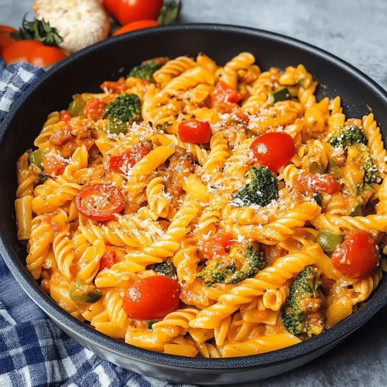 One Pot Veggie Pasta