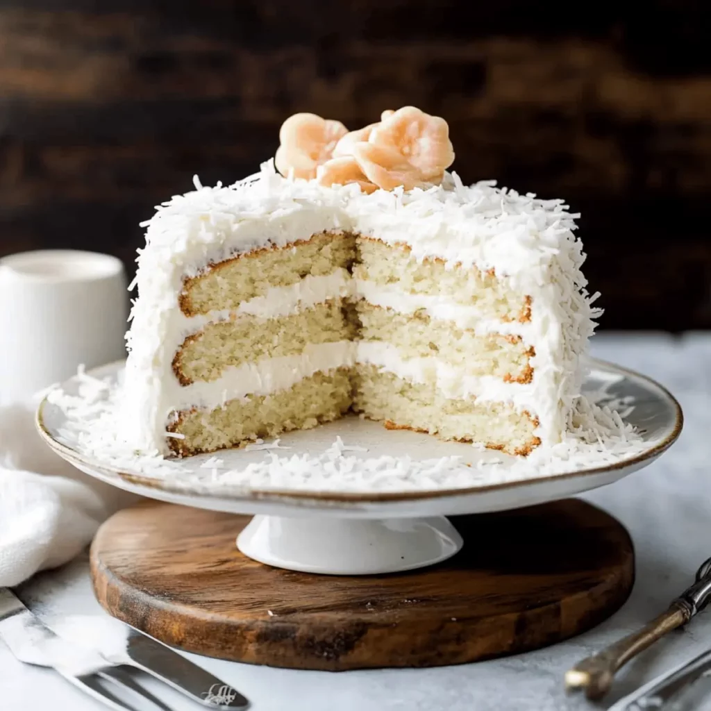 How To Make A Moist and Fluffy Coconut Cake