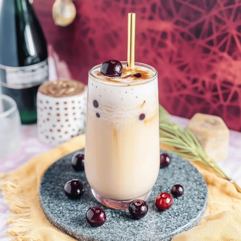 Cherry Vanilla Iced Latte