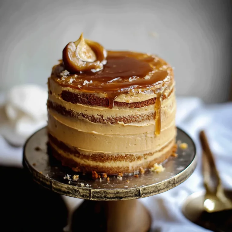 Pumpkin Salted Caramel Layer Cake