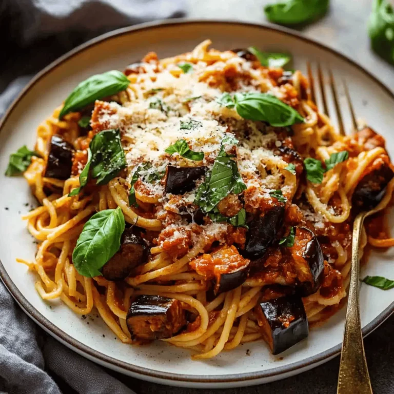 Roasted Eggplant Pasta