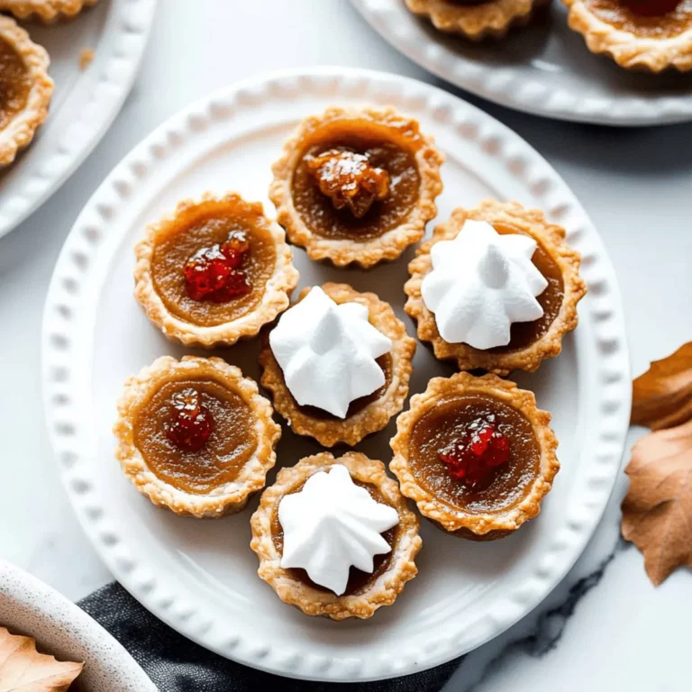 Mini Pumpkin Pies