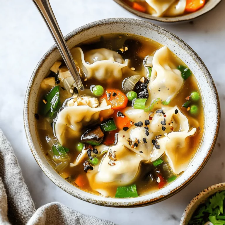 Easy Potsticker Soup