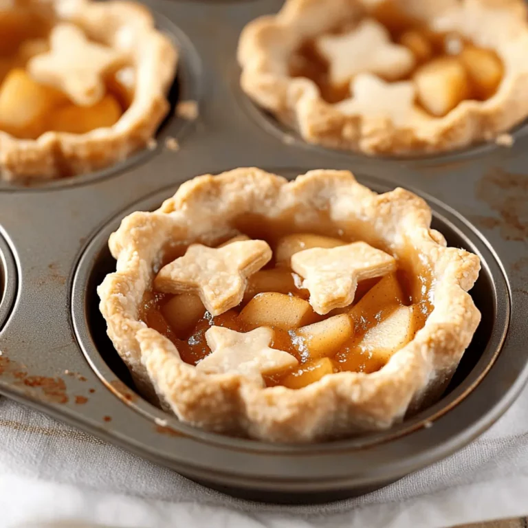 Easy Muffin Tin Mini Apple Pies