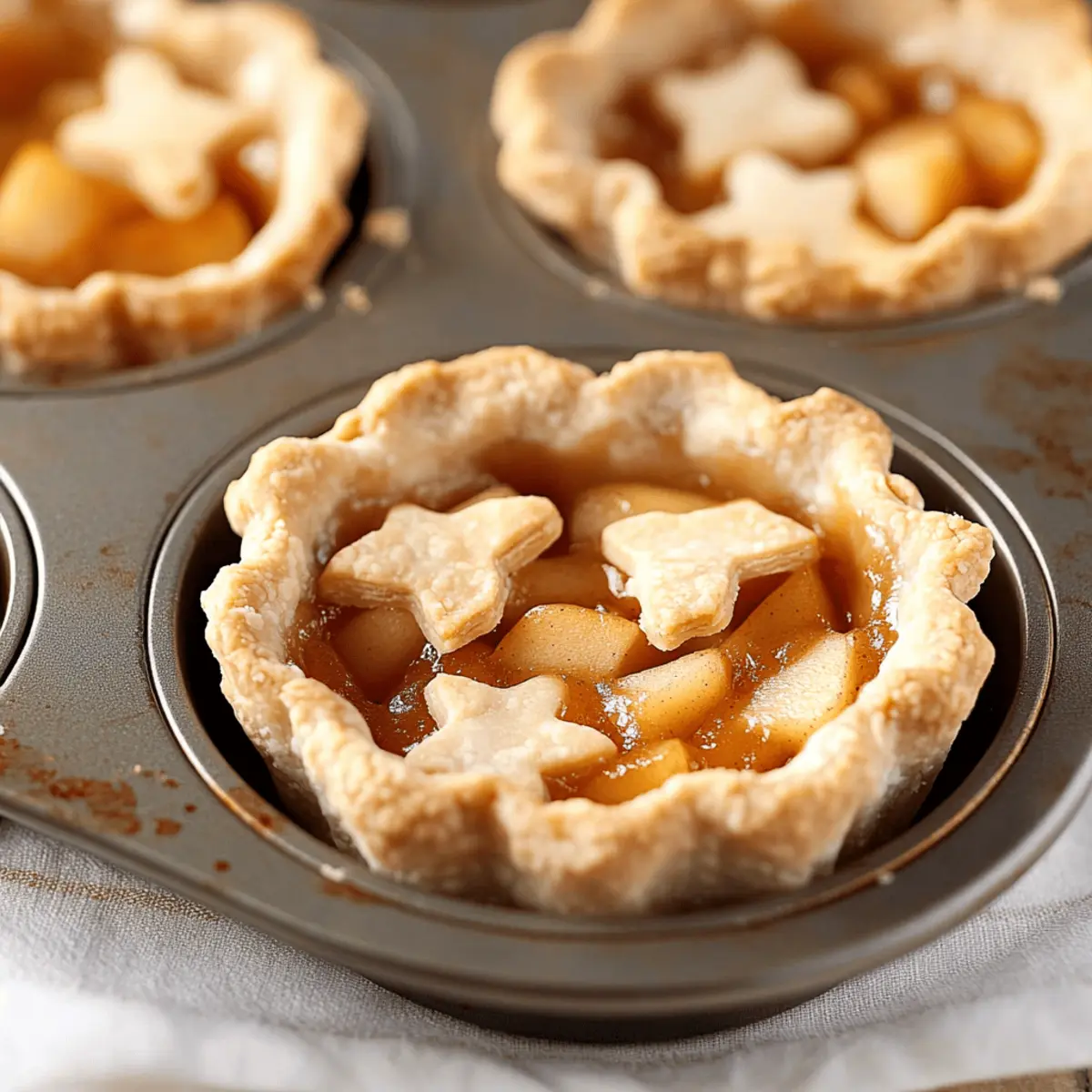 Easy Muffin Tin Mini Apple Pies