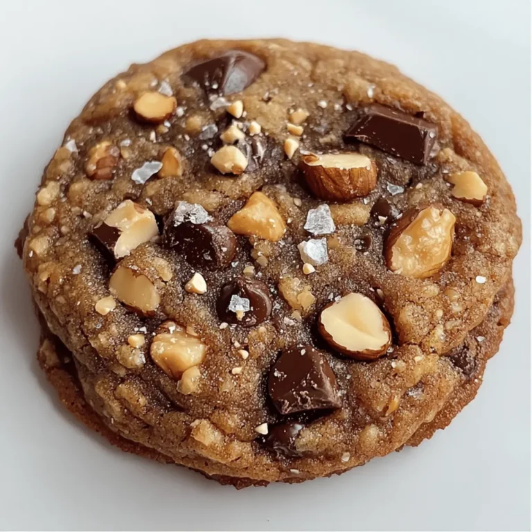 Brown Butter Hazelnut Espresso Chocolate Chip Cookies