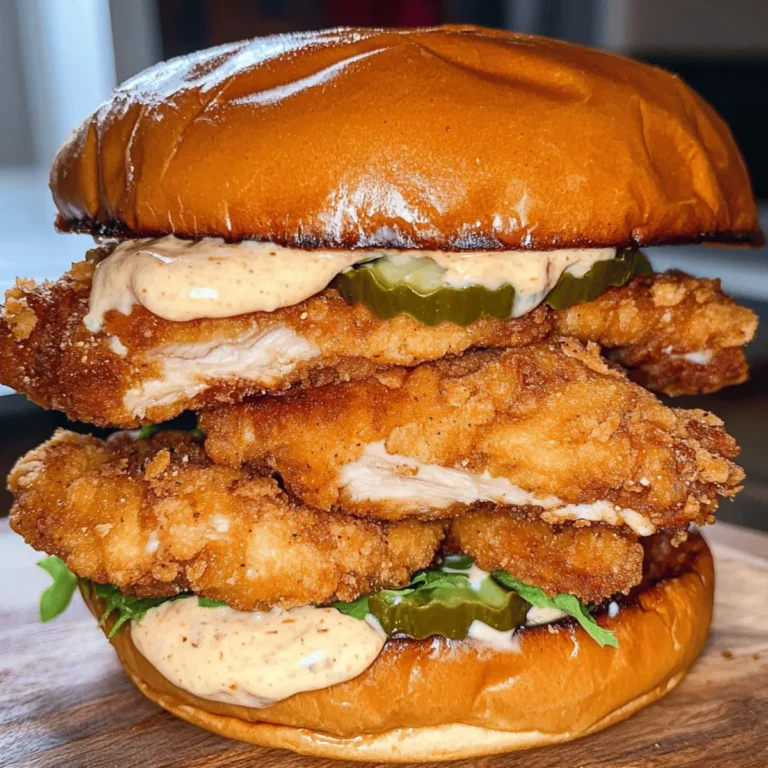 Spicy Chicken Sandwich with Creamy Homemade Sauce