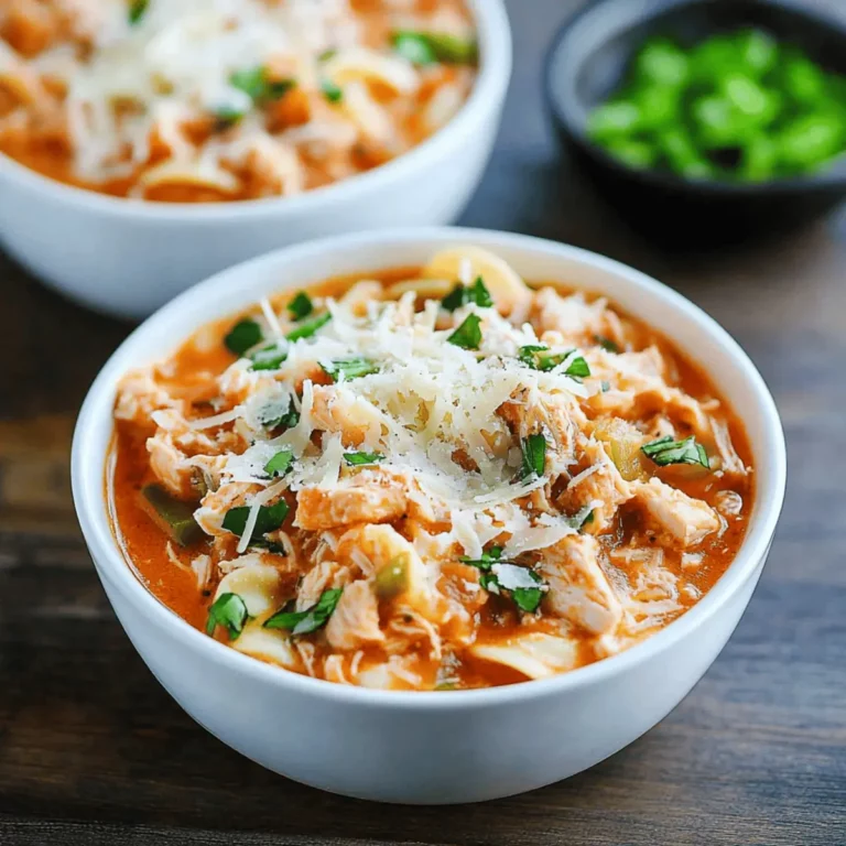 Crock Pot Creamy Chicken Parmesan Soup