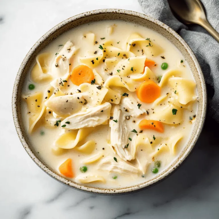 Creamy Chicken Noodle Soup