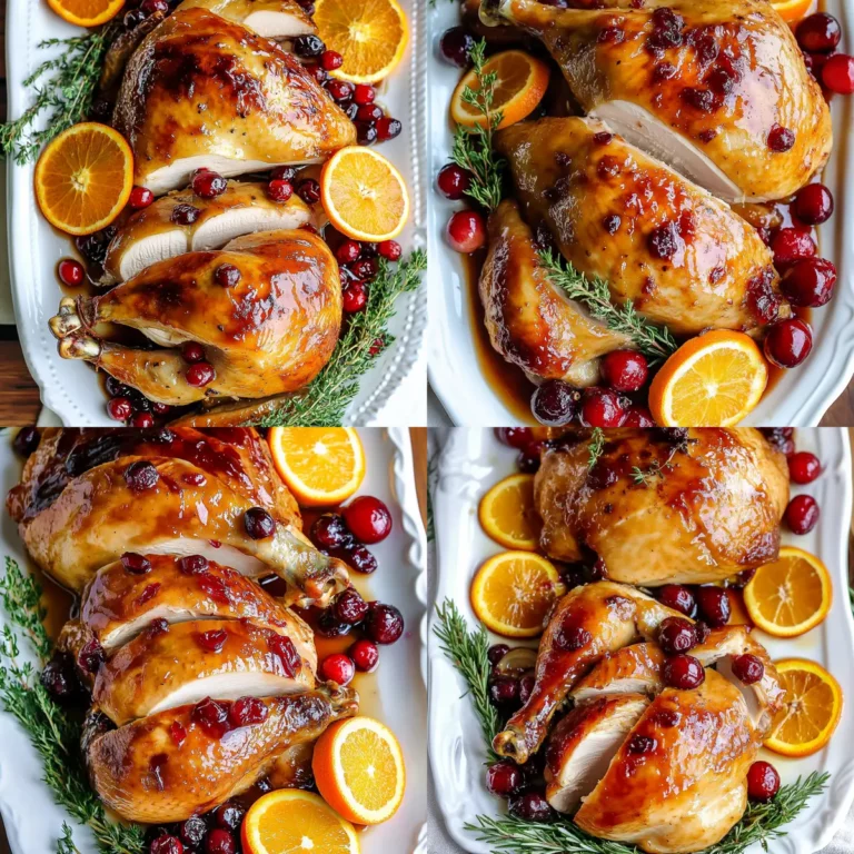 Perfect Cranberry Orange Glazed Turkey