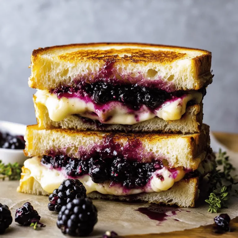 Blackberry Balsamic & Brie Grilled Cheese