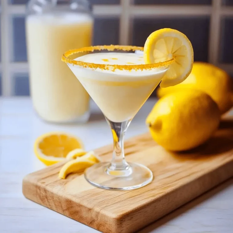 Italian Lemon Cream Martini