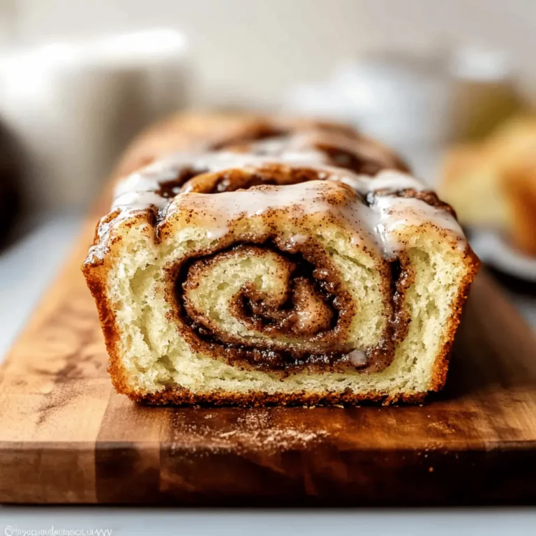 Glazed Cinnamon Roll Bread