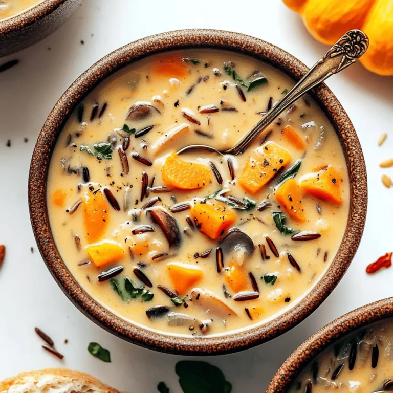 Pumpkin Wild Rice Soup