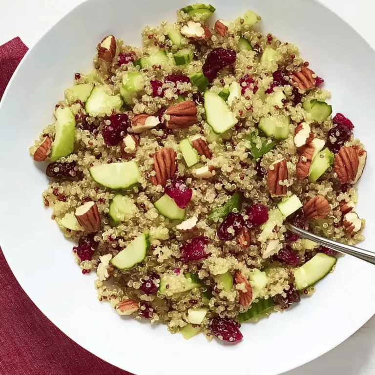 Cranberry Pecan Quinoa Salad