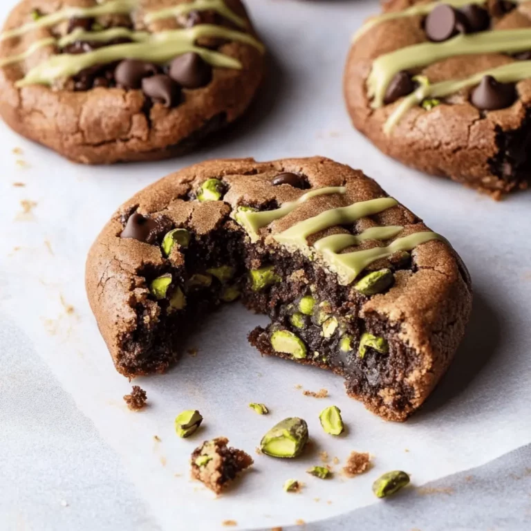 Brown Butter Dubai Pistachio Chocolate Chip Cookie Bars