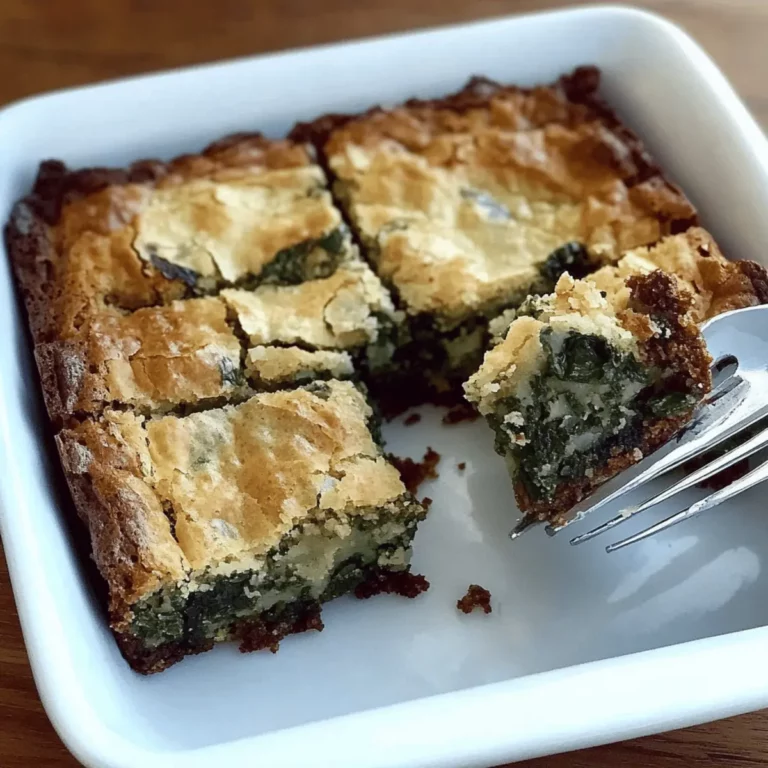 Spinach Brownies