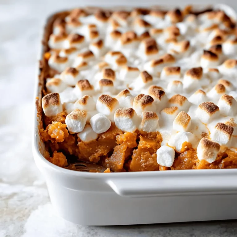 Sweet Potato Casserole with Marshmallows