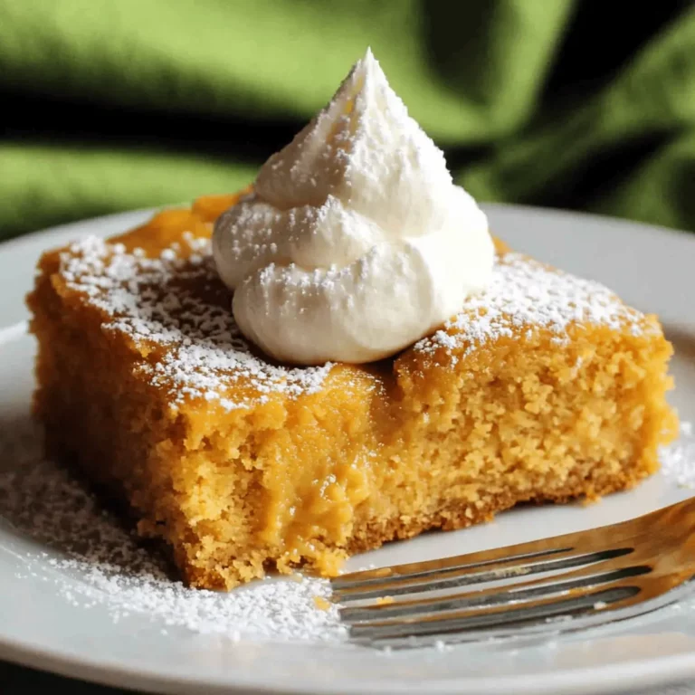Pumpkin Gooey Butter Cake Recipe