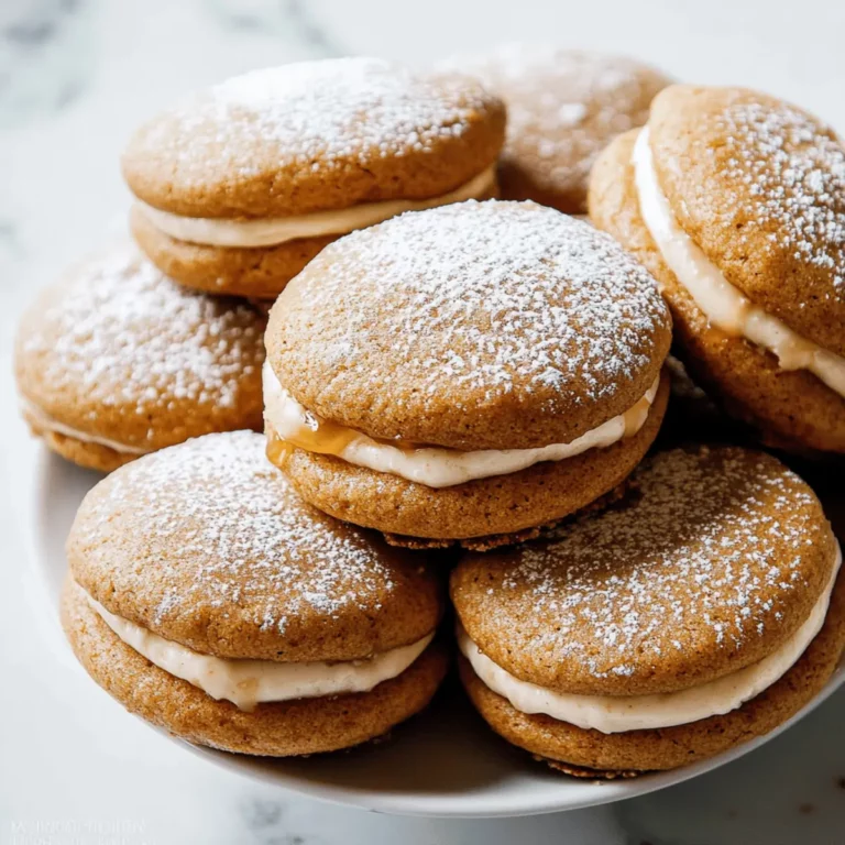 Apple Cider Whoopie Pie Cookies with Caramel