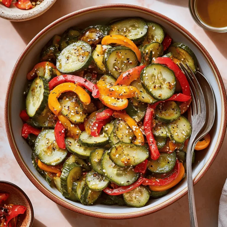 Cucumber Sweet Pepper Salad