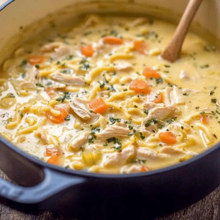 Creamy Crack Chicken Noodle Soup Recipe