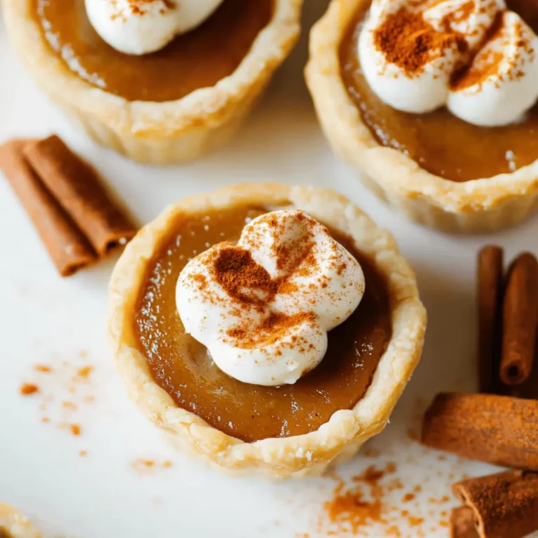 Mini Vegan Pumpkin Pies