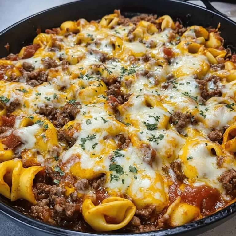 Cheesy Beef Enchilada Tortellini