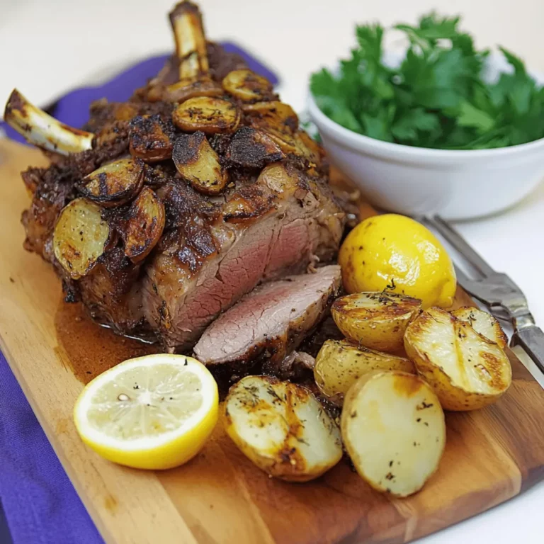 Greek Lemon Lamb With Potatoes Recipe